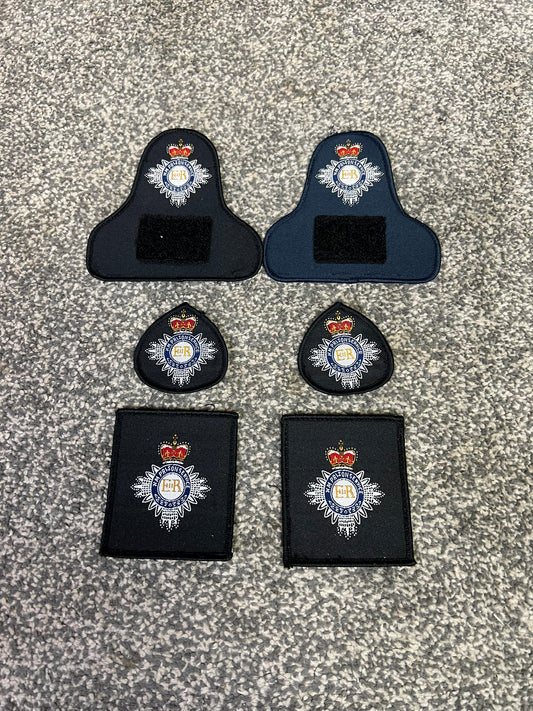 6x HM Prison Badges Patch Job Lot Collectible Genuine Replacement