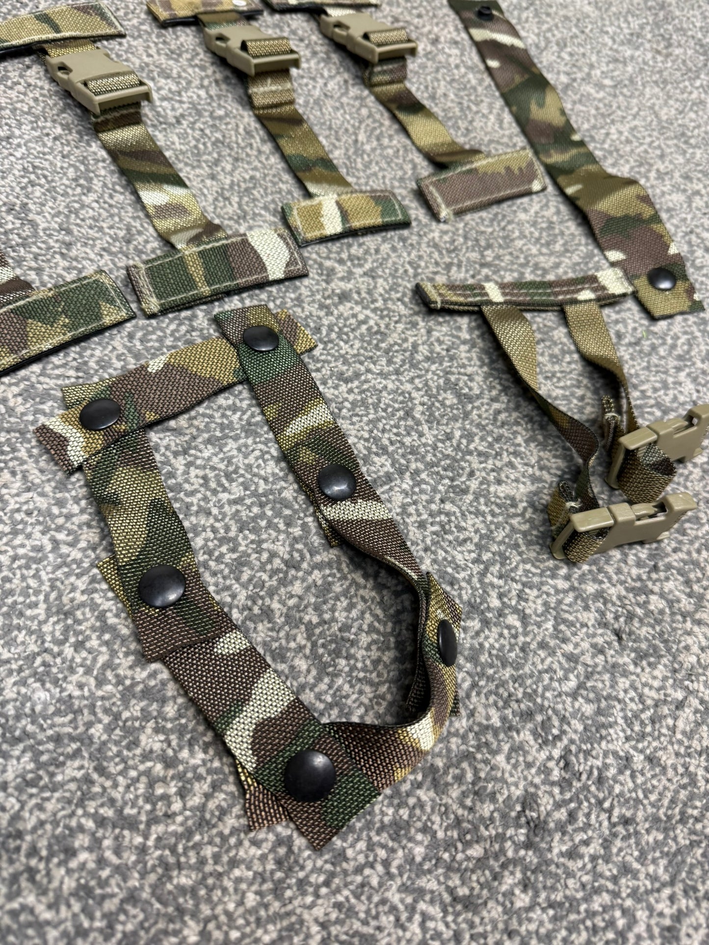 British Army MTP Osprey Molle T Bars Straps