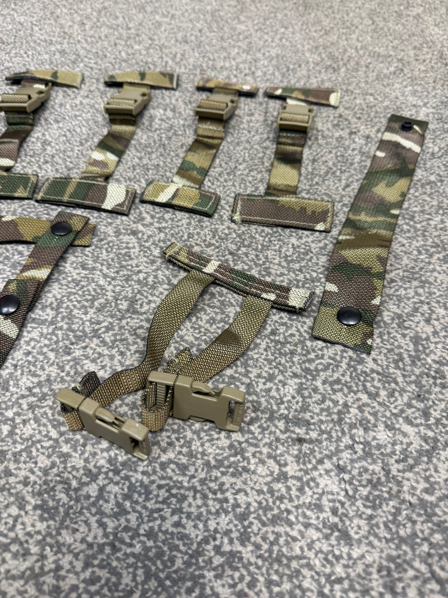 British Army MTP Osprey Molle T Bars Straps
