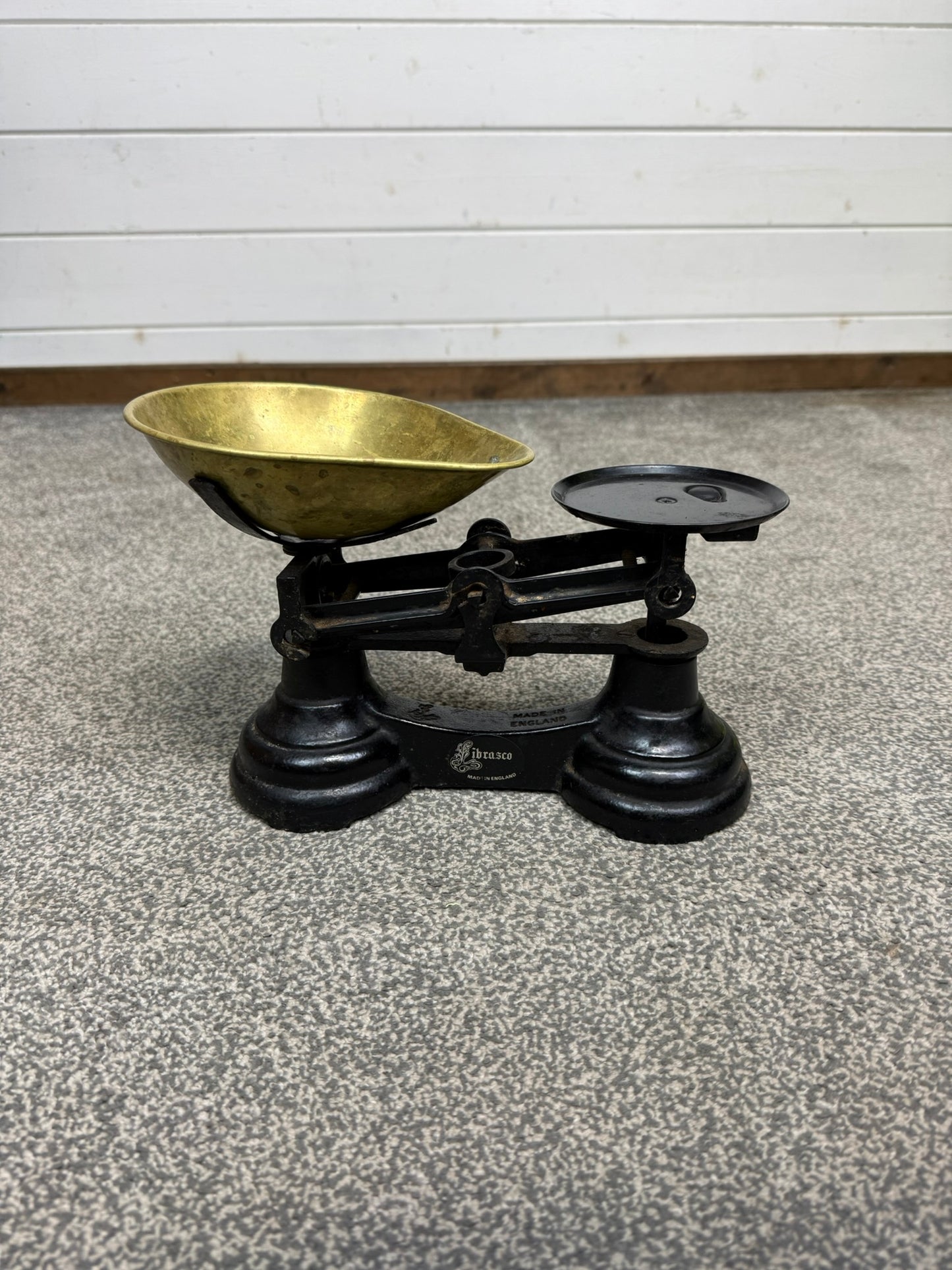 Vintage Librasco Cast Iron Weighing Scales Kitchen Rustic Farmhouse