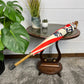 Vintage 70's Porsche Martini Racing Fabric Umbrella Rare Wooden Stick Collectible