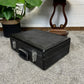 Vintage Black Metal Aluminium Flight Case Camera RC Storage Protective Box