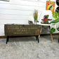 Rustic Wooden Storage Chest Table Reclaimed Vintage Ammo Box Blanket Side Table Coffee Table