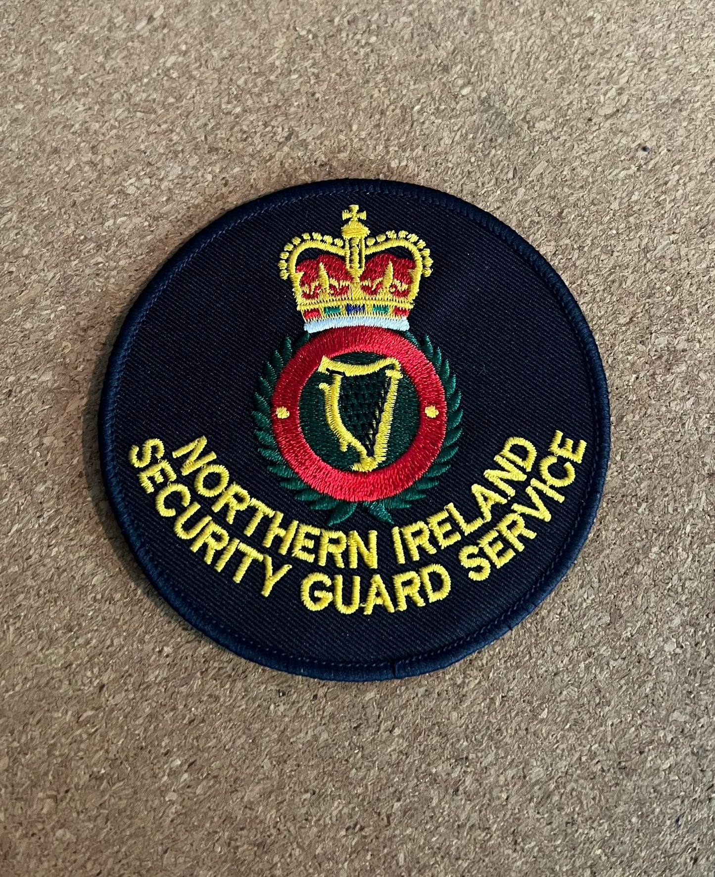 9x Genuine Northern Ireland Military Security Guard Service Embroidered Patch Badge Job Lot