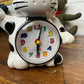 Vintage 80's Rhythm Speak Up Cat Quartz Alarm Clock Japan 'Norakuro' Retro Novelty