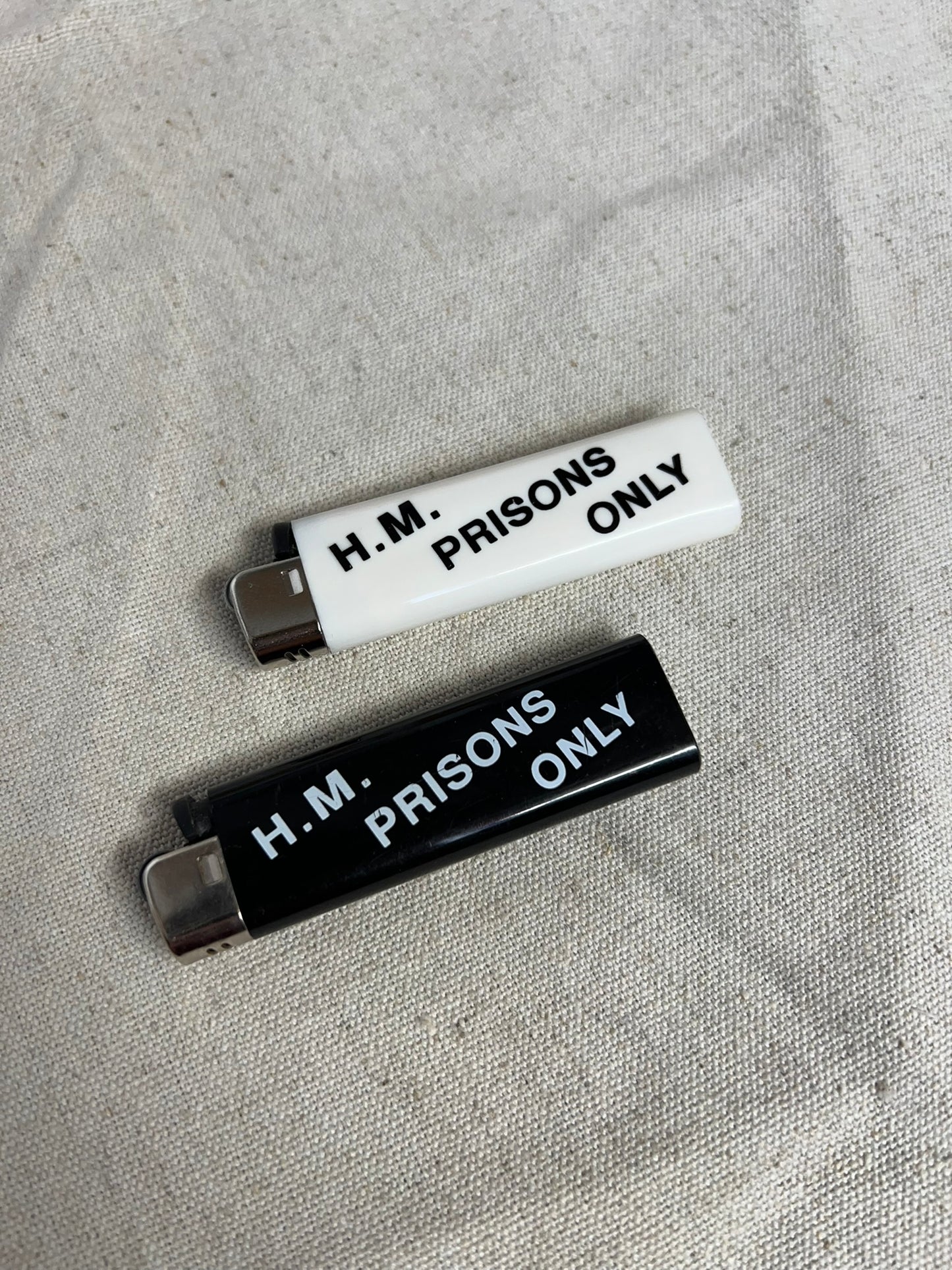 2x Vintage HM Prison Lighters HMP Inmate Collectible