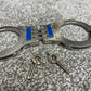 Ex Police Folding Handcuffs Genuine With 2x Keys Collectible Memorabilia Restraint