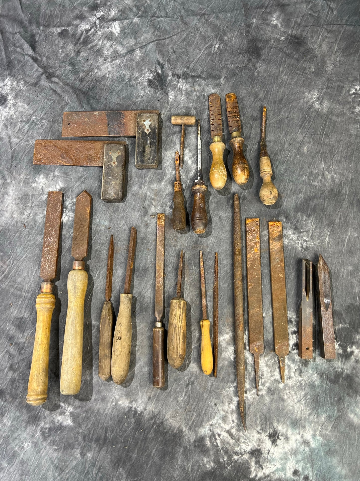 Vintage Woodwork Hand Tools & Files JOB LOT - 21x Items Reclaimed Workshop Tools
