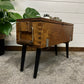 Vintage Rustic Wooden Box Side Table Storage Reclaimed Chest Farmhouse Coffee Table