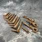 13x Vintage Reclaimed Gate Post Hinges Job Lot