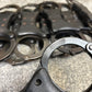 Ex Police Black Handcuffs Genuine With Key Security Collectible Memorabilia Restraint