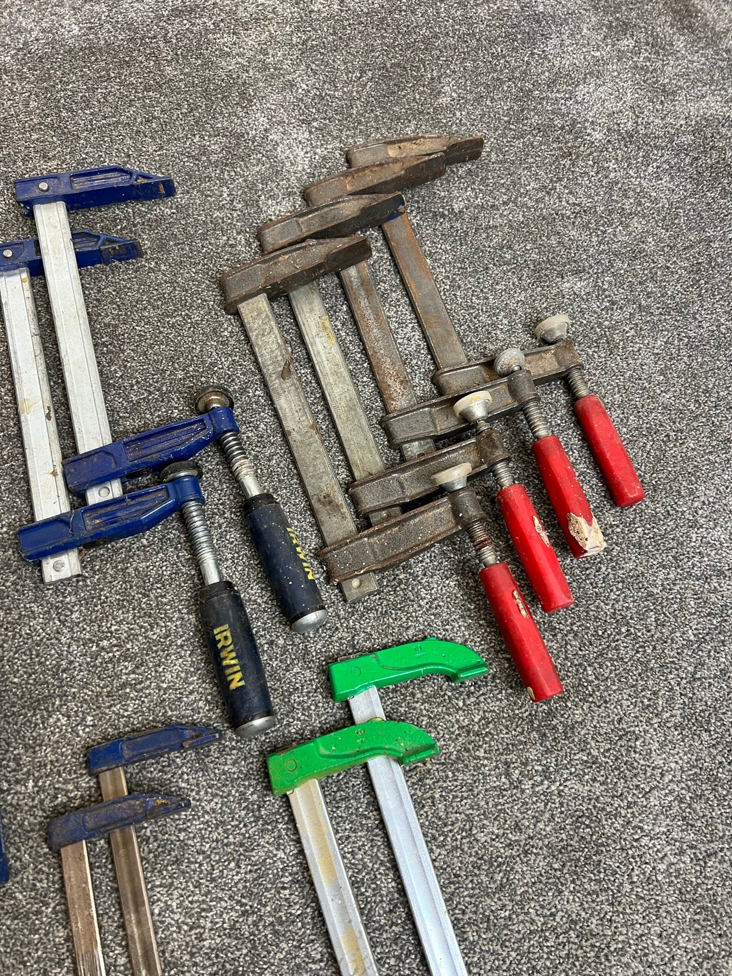 13x Woodwork F Clamp Job Lot Carpenter Workshop Tools