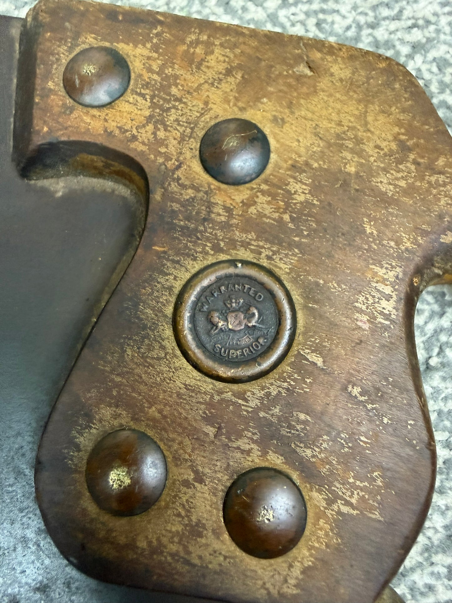 Vintage Woodwork Hand Saws x2 Vintage Tools Display