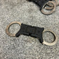 Ex Police Genuine Hiatt Folding Hinged Handcuffs & Key Security Collectible Memorabilia G2