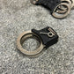 Ex Police Genuine Hiatt Folding Hinged Handcuffs & Key Security Collectible Memorabilia G2