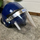 Ex Police Riot Helmet Genuine Obsolete 58-59cm Collectible Theatre Display Film Prop