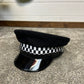 Ex Police Black Peak Cap 58cm Genuine Issue Chauffeur Fancy Dress Film Prop Collectible