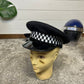 Ex Police Black Peak Cap 57cm Genuine Issue Chauffeur Fancy Dress Film Prop Collectible