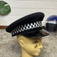 Ex Police Black Peak Cap 57cm Genuine Issue Chauffeur Fancy Dress Film Prop Collectible