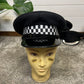 Ex Police Black Peak Cap 57cm Genuine Issue Chauffeur Fancy Dress Film Prop Collectible