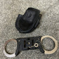 Police Handcuffs Folding Hiatt Genuine Cuffs With Key & Pouch Security Collectible Memorabilia Restraint