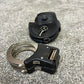 Police Handcuffs Folding Hiatt Genuine Cuffs With Key & Pouch Security Collectible Memorabilia Restraint