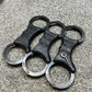 Vintage Police Black Handcuffs Genuine With Key Security Collectible Memorabilia Restraint