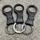 Vintage Police Black Handcuffs Genuine With Key Security Collectible Memorabilia Restraint