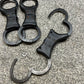 Vintage Police Black Handcuffs Genuine With Key Security Collectible Memorabilia Restraint