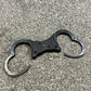 Rare Military Police Black Handcuffs Genuine Hiatt Cuffs With Key NSN Collectible Memorabilia