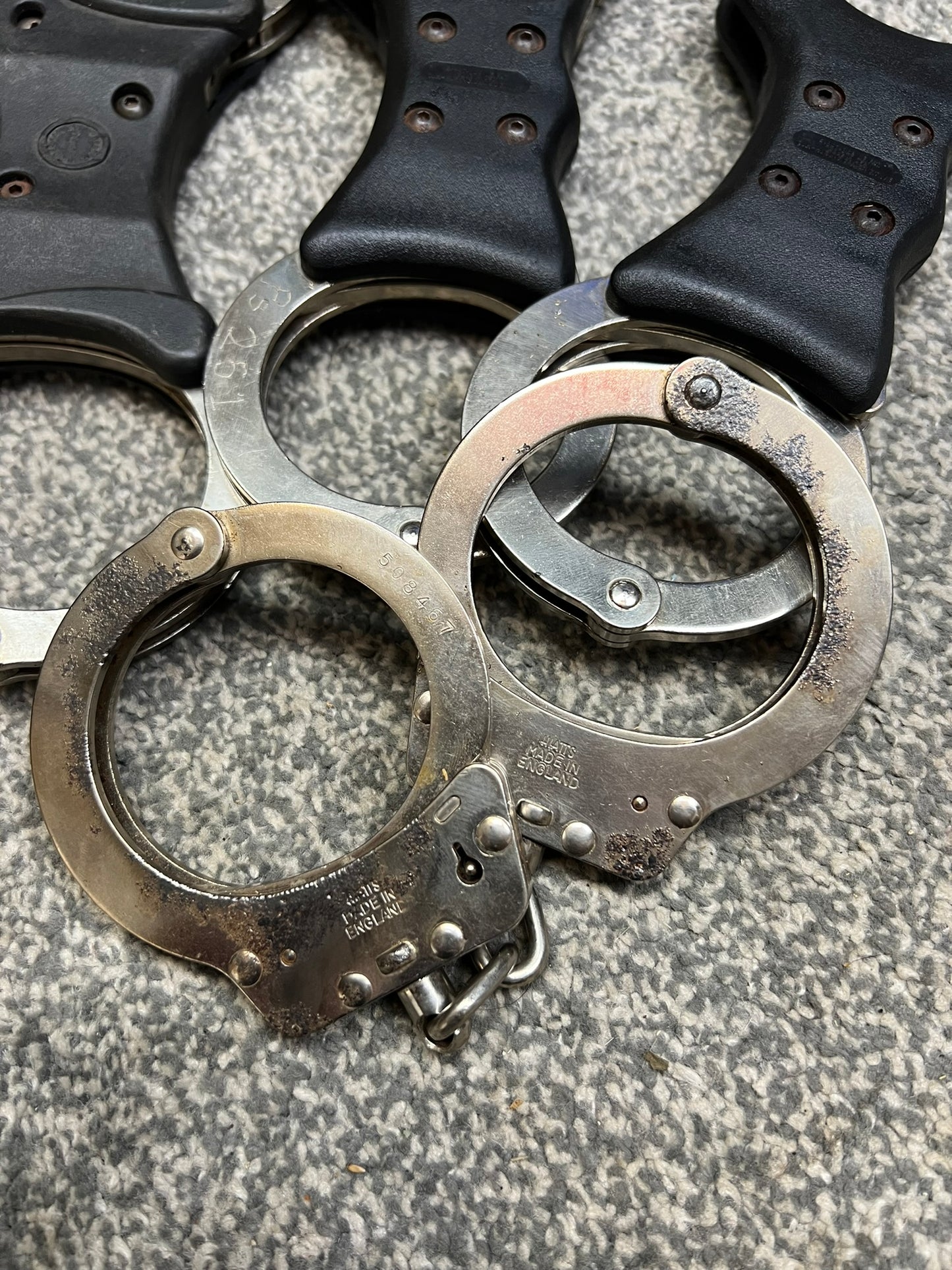 Ex Police Hiatt Chain Link Handcuffs G2