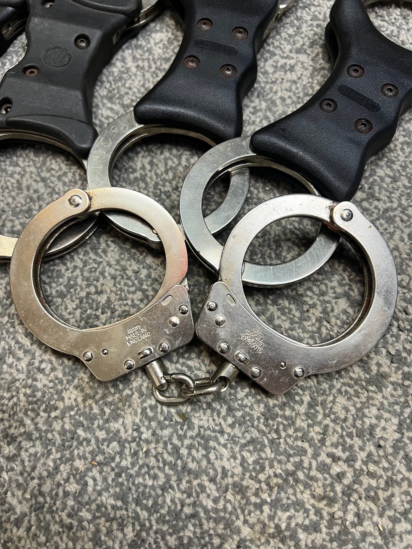 Ex Police Hiatt Chain Link Handcuffs G2