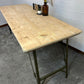 Vintage Wooden Folding Trestle Table Rustic Industrial Farmhouse Dining Garden Catering Market Stall