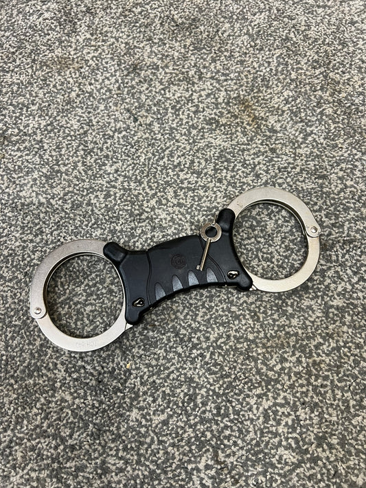 Ex Police TCH Handcuffs Genuine Cuffs With Key Security Collectible Memorabilia Restraint