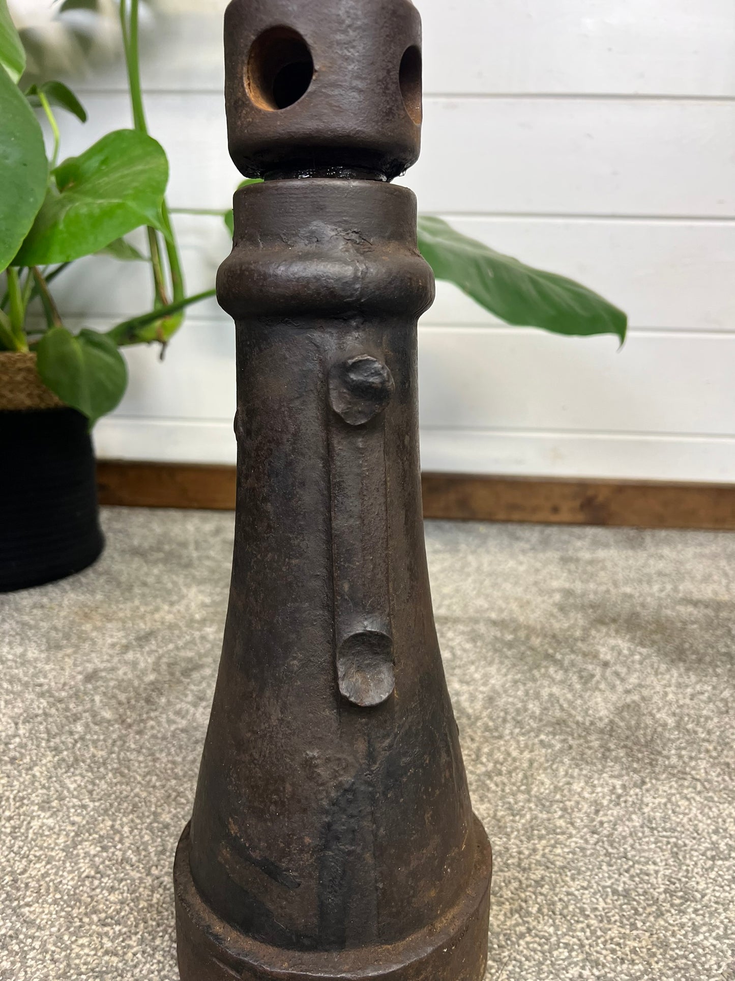 Vintage Screw Bottle Jack 26" Farm Railroad Barn Jack Rustic Industrial