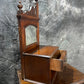 Antique Edwardian Dressing Table Top Vanity Mirror & Drawer Vintage Home Feature