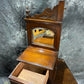 Antique Edwardian Dressing Table Top Vanity Mirror & Drawer Vintage Home Feature