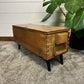 Vintage Rustic Wooden Box Side Table Storage Reclaimed Chest Cottage Farmhouse Coffee Table