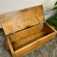 Vintage Rustic Wooden Box Side Table Storage Reclaimed Chest Cottage Farmhouse Coffee Table