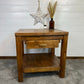 Rustic Reclaimed Large Oak Top Console Side Table Vintage Farmhouse Kitchen Island