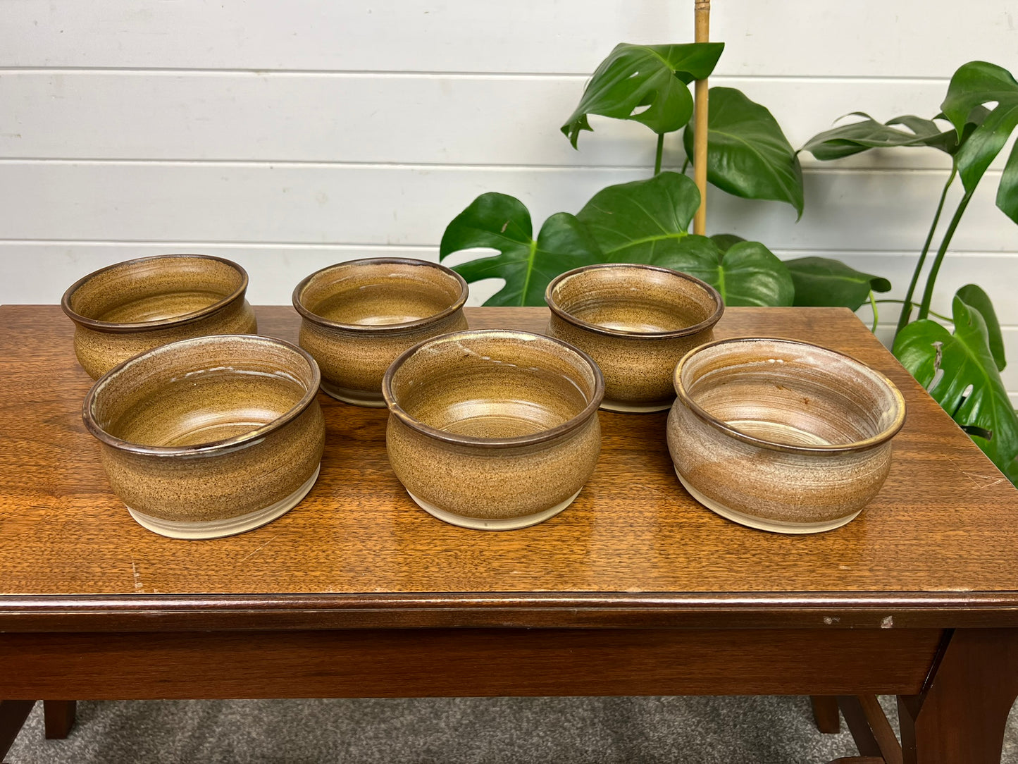 6x JB Marris Ravenshead Vintage Stoneware Bowls Studio Pottery Farmhouse Decor