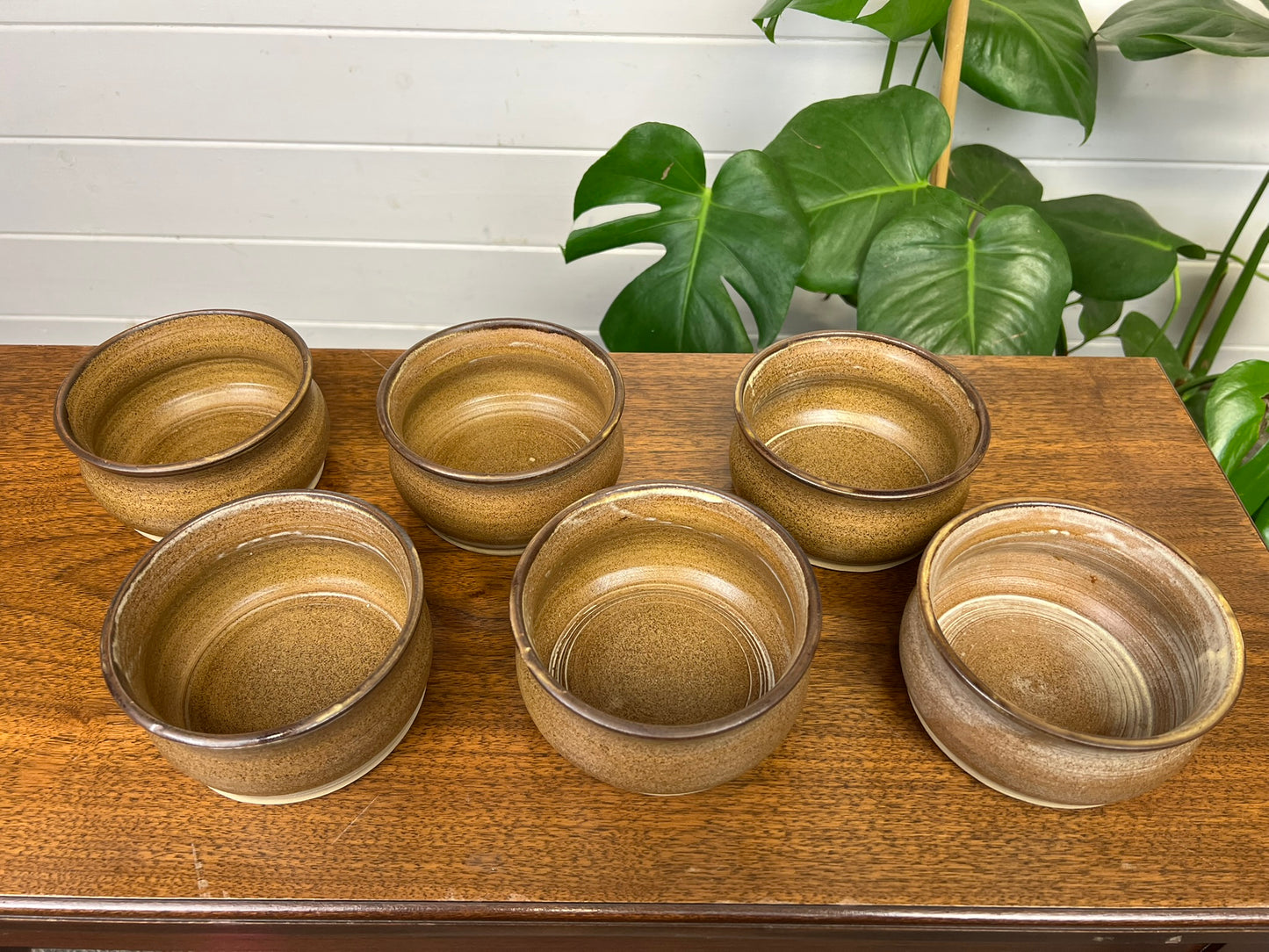6x JB Marris Ravenshead Vintage Stoneware Bowls Studio Pottery Farmhouse Decor
