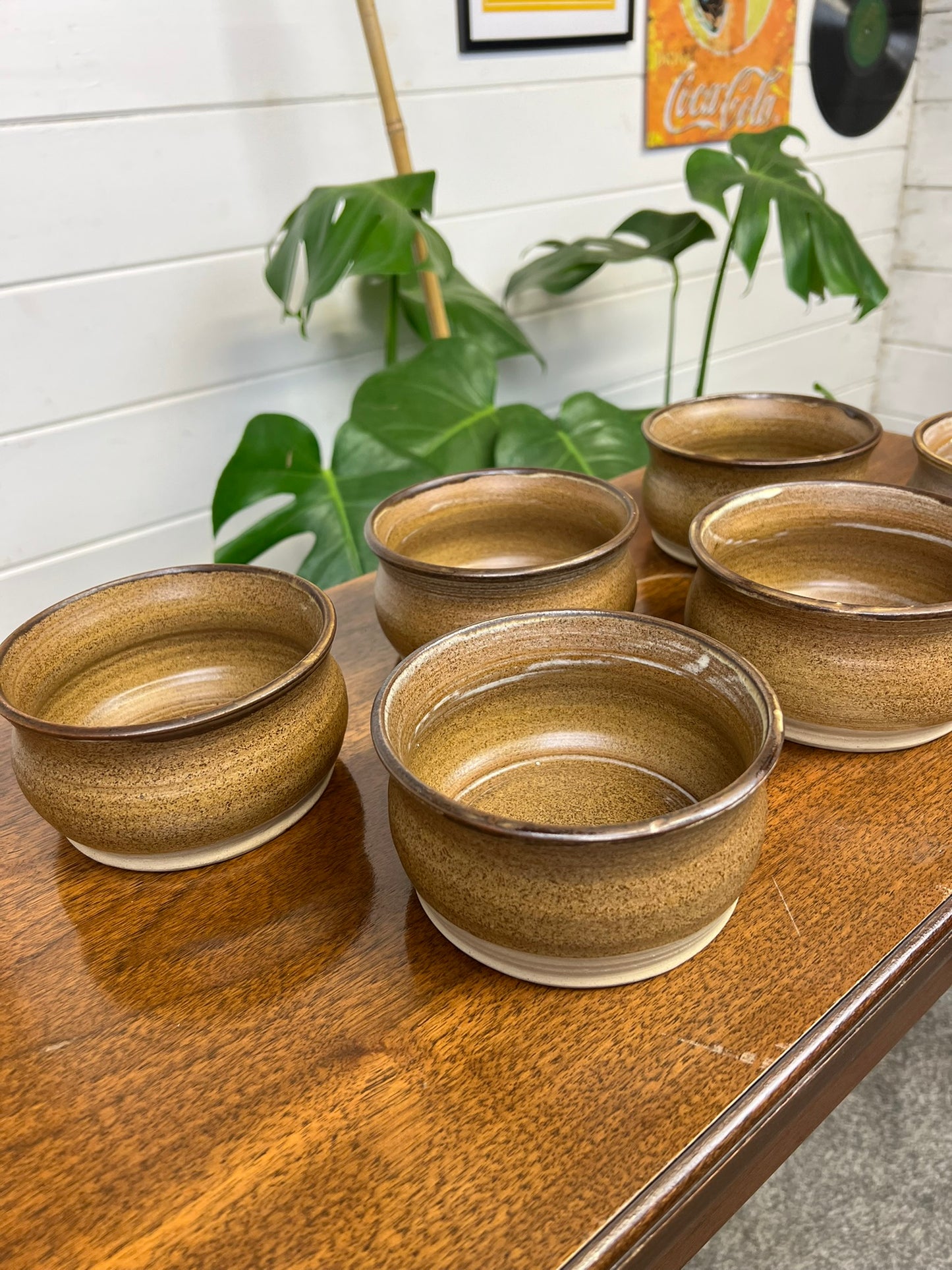 6x JB Marris Ravenshead Vintage Stoneware Bowls Studio Pottery Farmhouse Decor