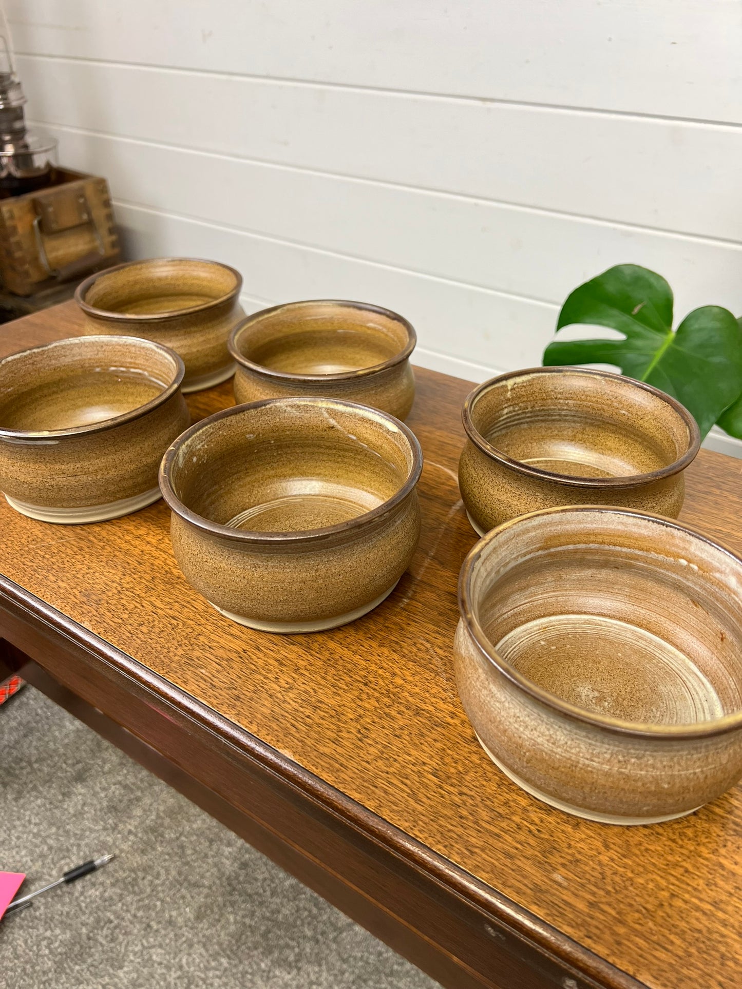 6x JB Marris Ravenshead Vintage Stoneware Bowls Studio Pottery Farmhouse Decor