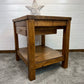 Rustic Reclaimed Large Oak Top Console Side Table Vintage Farmhouse Kitchen Island