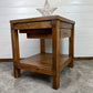 Rustic Reclaimed Large Oak Top Console Side Table Vintage Farmhouse Kitchen Island