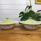 2x Vintage Johnson Bros Snowhite Vegetable Serving Bowl With Lid Serving Dish