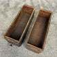 2x Vintage Singer Sewing Machine Drawers Wooden Tool Storage Rustic Display Tray