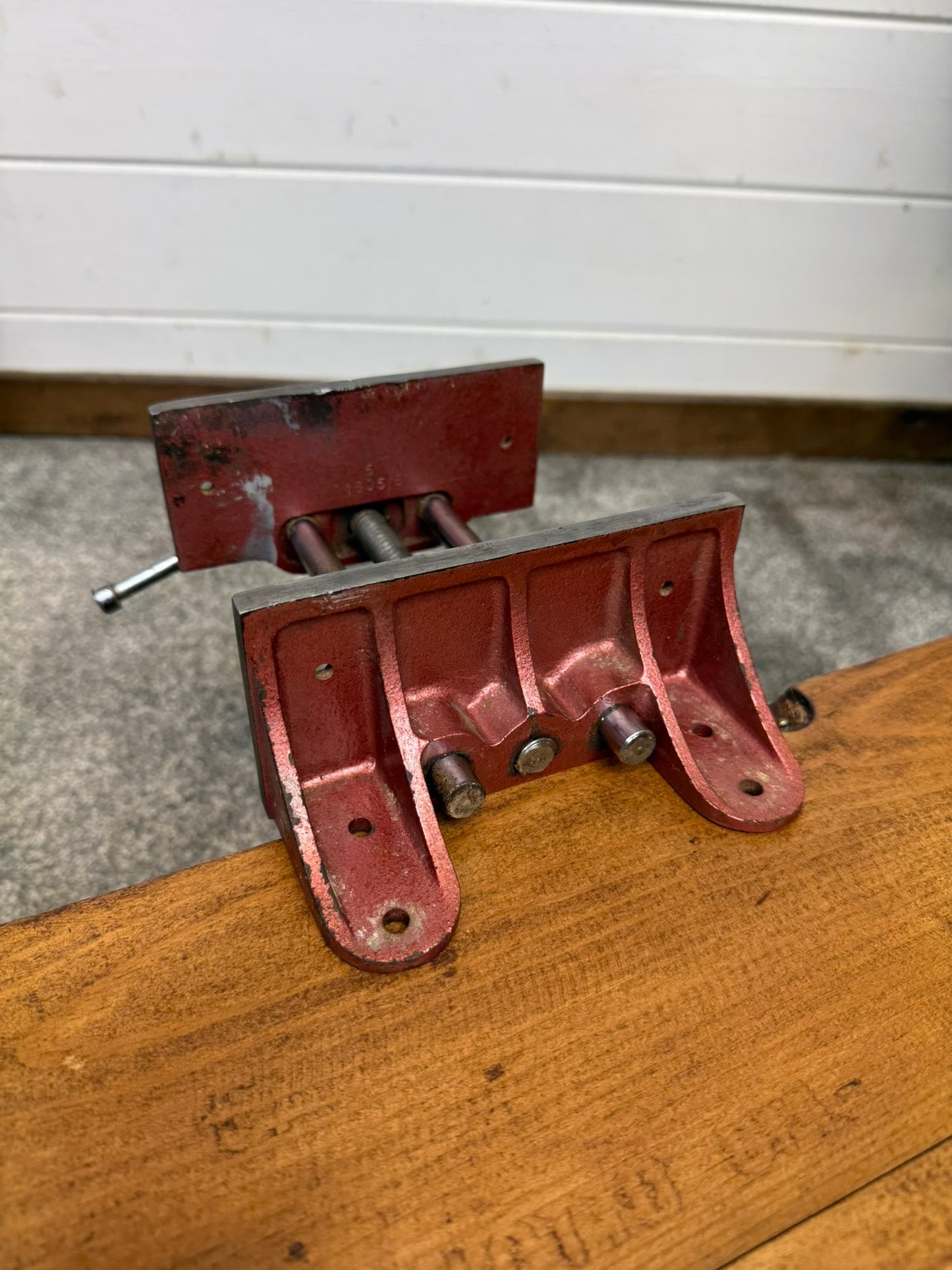 Vintage P&B Carpentry Vice Bench Clamp 6" Jaw Heavy Duty Made In England