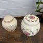 2x Vintage China Ginger Jar Sadler Ironstone & St Michael Andrea